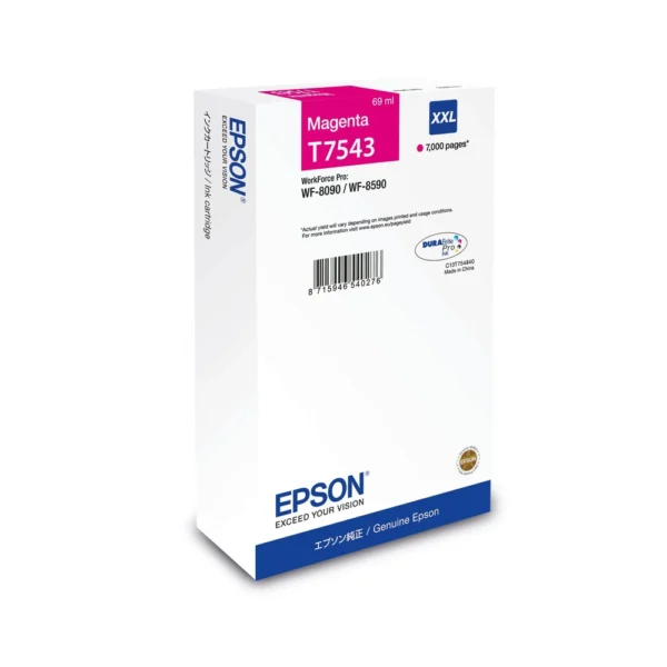 Epson WF-8090 Magenta High Capacity Ink Cartridge - C13T75434N