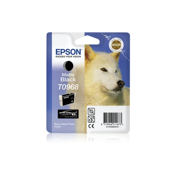 Epson T0968 Black Ink Cartridge - C13T09684N10
