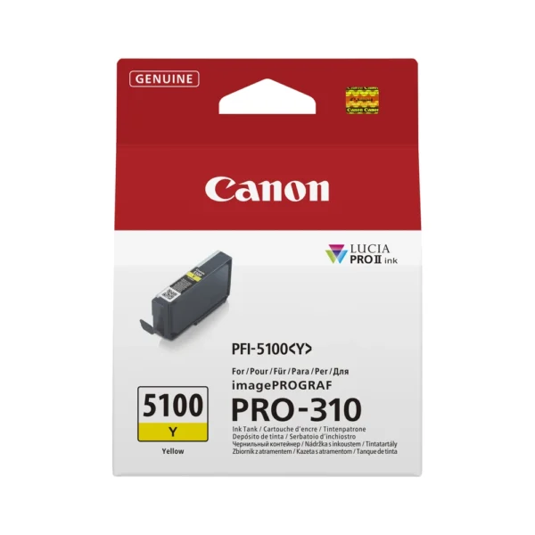 Canon PFI-5100 Yellow Ink Cartridge - 6955C001
