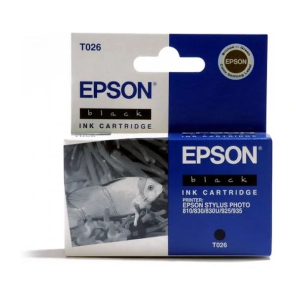 Epson T0264 Black Ink Cartridge Twin Pack - C13T026402