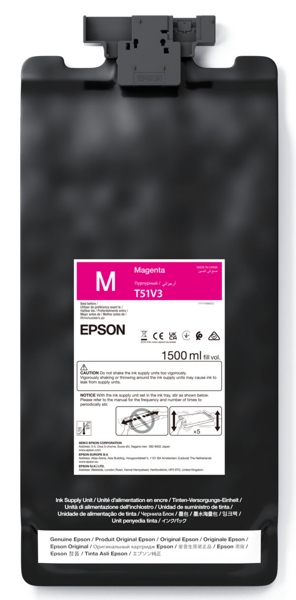 Epson T51V3 Magenta Ink Cartridge - C13T51V300