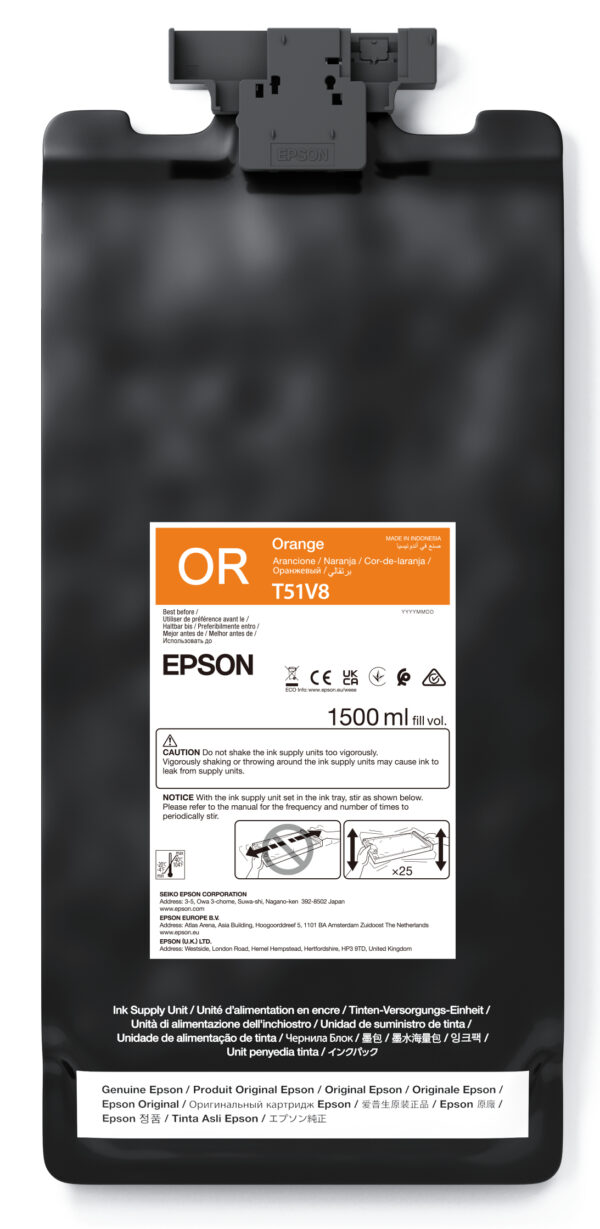 Epson T51V8 Orange Ink Cartridge - C13T51V800