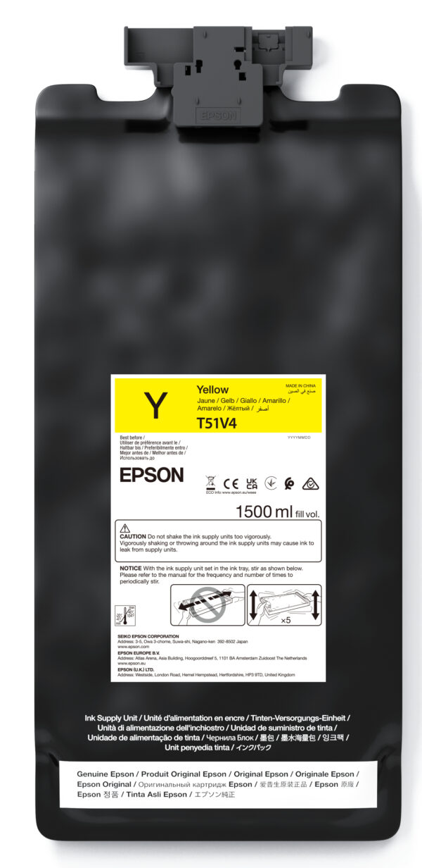 Epson T51V4 Yellow Ink Cartridge - C13T51V400