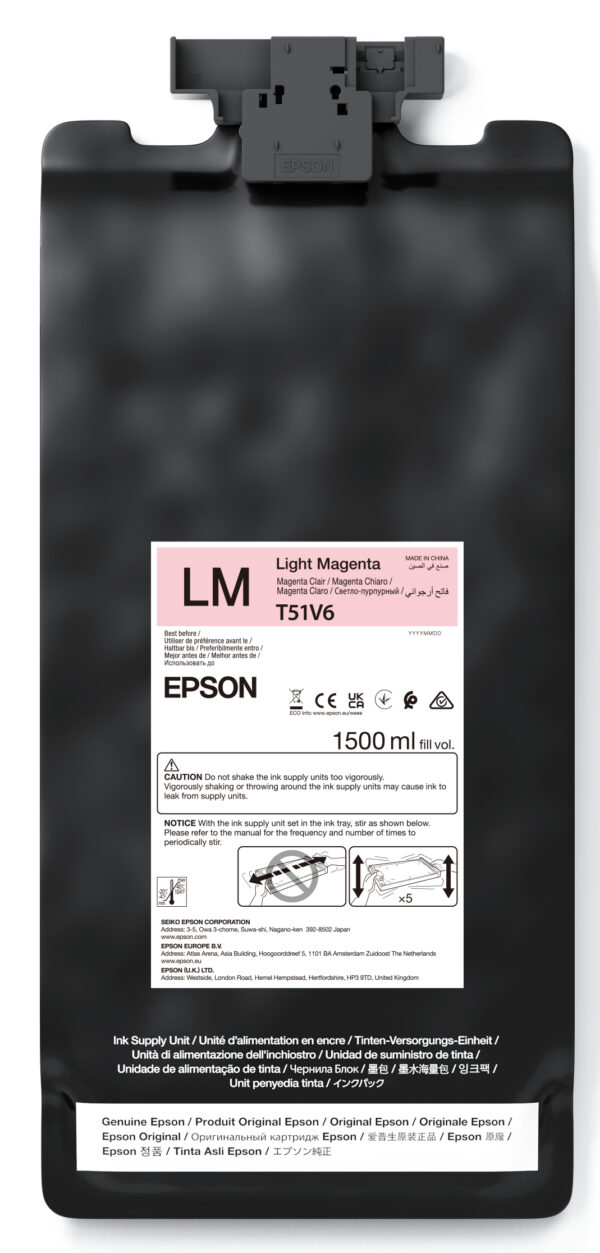 Epson T51V6 Light Magenta Ink Cartridge - C13T51V600