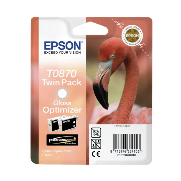 Epson T0870 Gloss Optimiser Multipack - C13T08704020