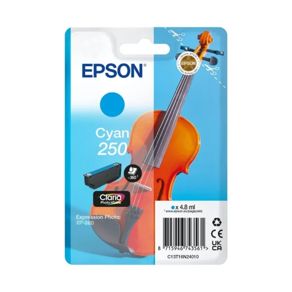 Epson T16N2 Cyan Ink Cartridge - C13T16N24010