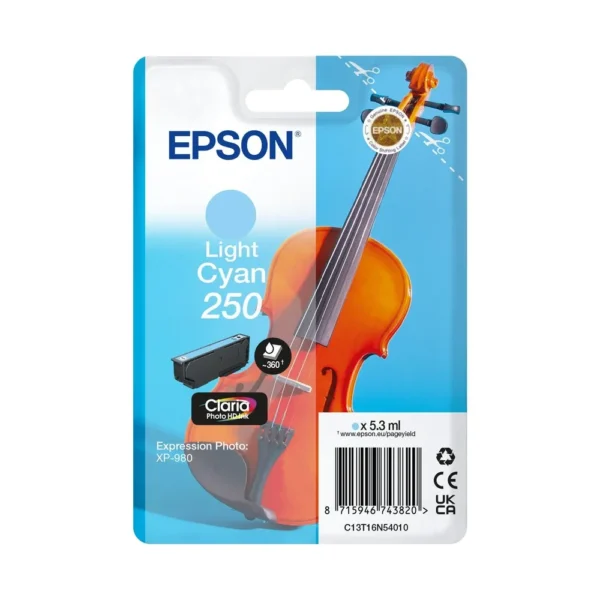 Epson T16N5 Light Cyan Ink Cartridge - C13T16N54010