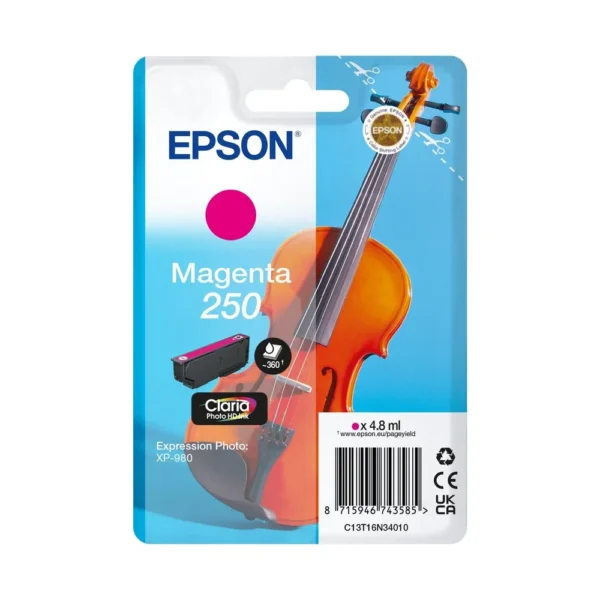 Epson T16N3 Magenta Ink Cartridge - C13T16N34010