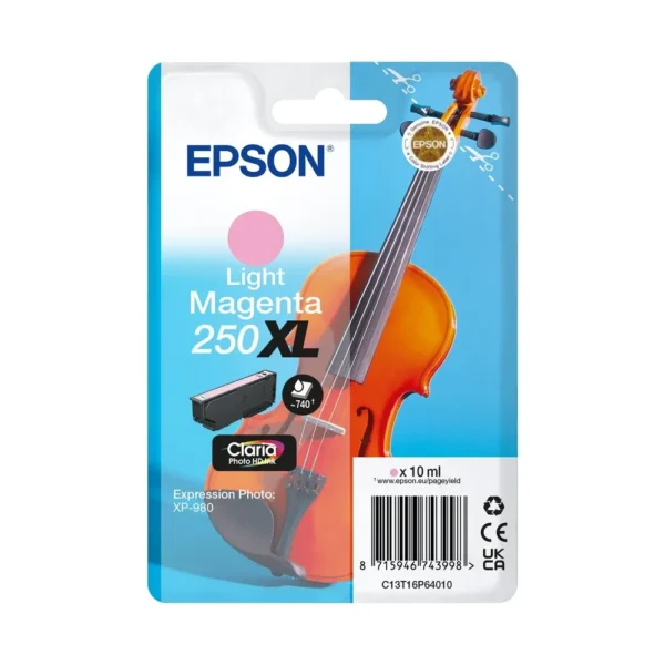 Epson T16P6 Light Magenta High Capacity Ink Cartridge - C13T16P64010