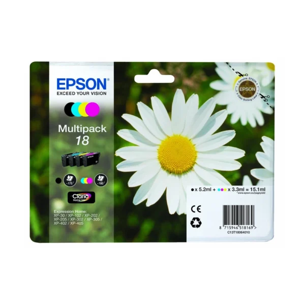 Epson T1806 Ink Cartridge Multipack - C13T18064010