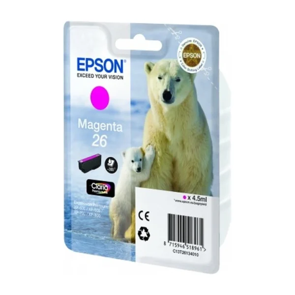 Epson 26 Magenta Ink Cartridge - C13T26134010