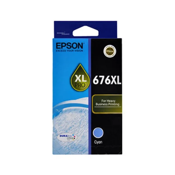 Epson 676XL Cyan Ink Cartridge - C13T676292