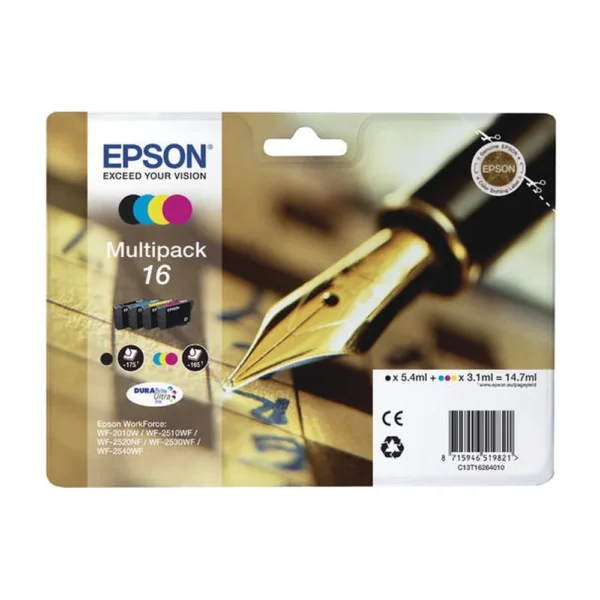 Epson 16 Ink Cartridge Multipack - C13T16264010