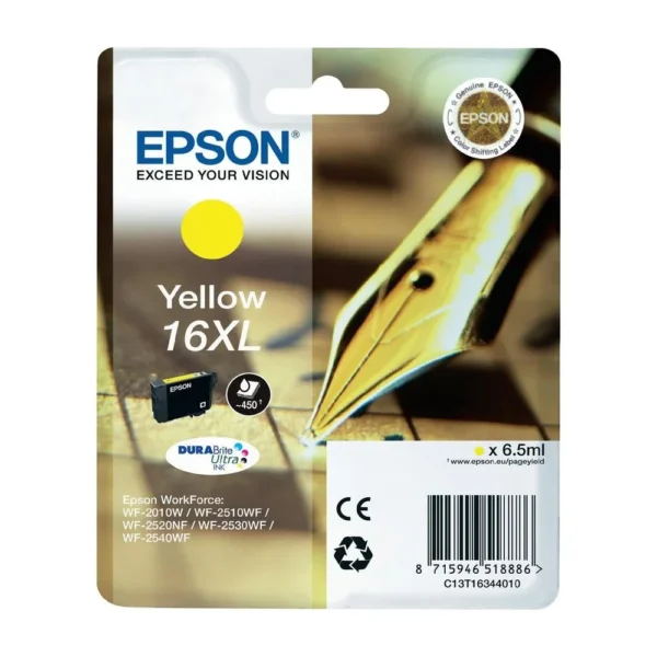 Epson 16XL Yellow Ink Cartridge - C13T16344010