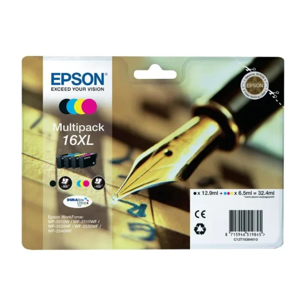 Epson T1636 Ink Cartridge Multipack - C13T16364020