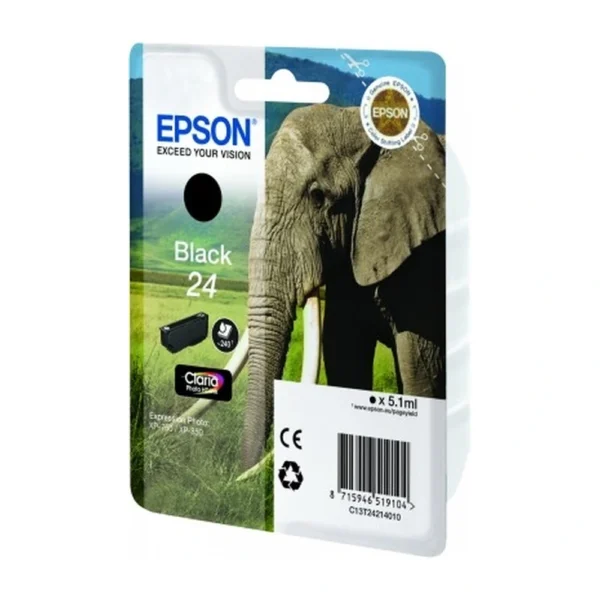 Epson 24 Black Ink Cartridge - C13T24214010