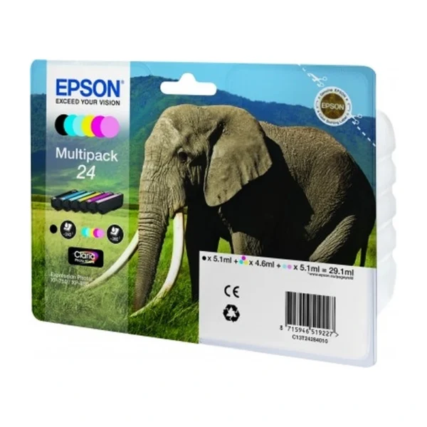 Epson-6-colours Ink Cartridge Multipack - T2428