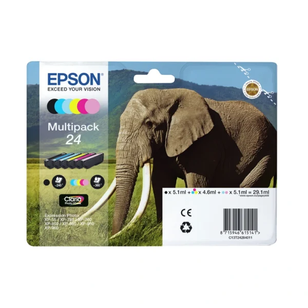 Epson-6-colours Ink Cartridge Multipack - T2428
