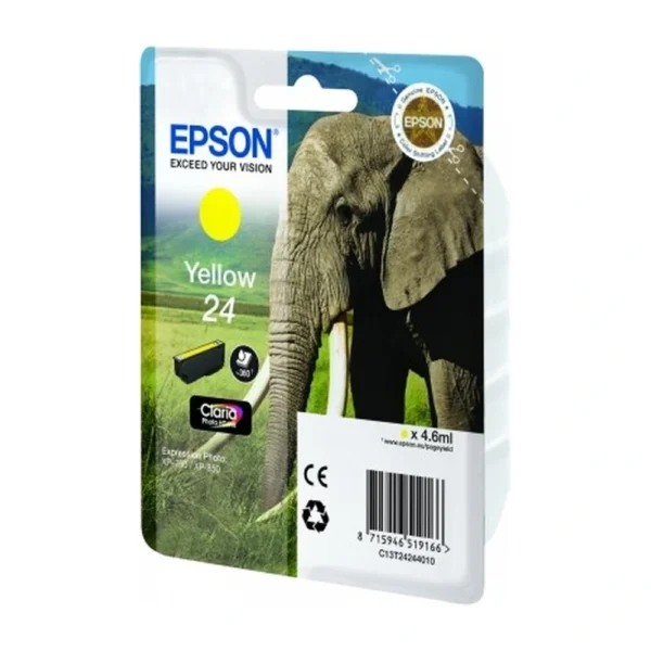 Epson 24 Yellow Ink Cartridge - C13T24244010
