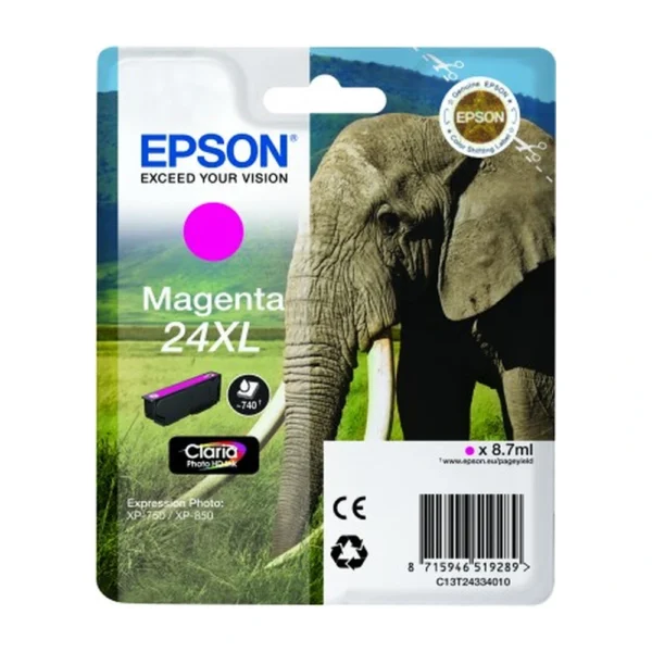 Epson T2433 Magenta Ink Cartridge - C13T24334010
