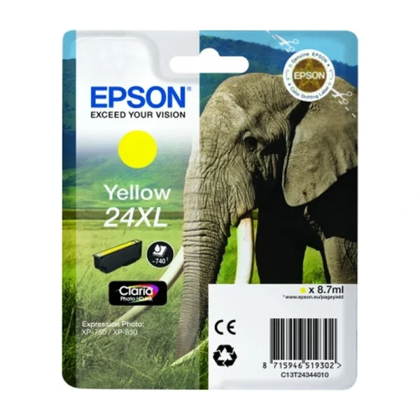 Epson T2434 Yellow Ink Cartridge - C13T24344010