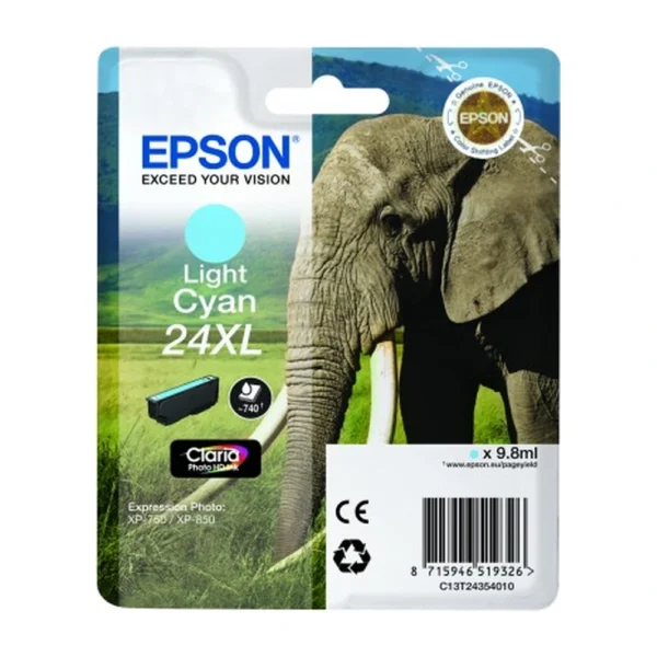 Epson T2435 Light Cyan Ink Cartridge - C13T24354010
