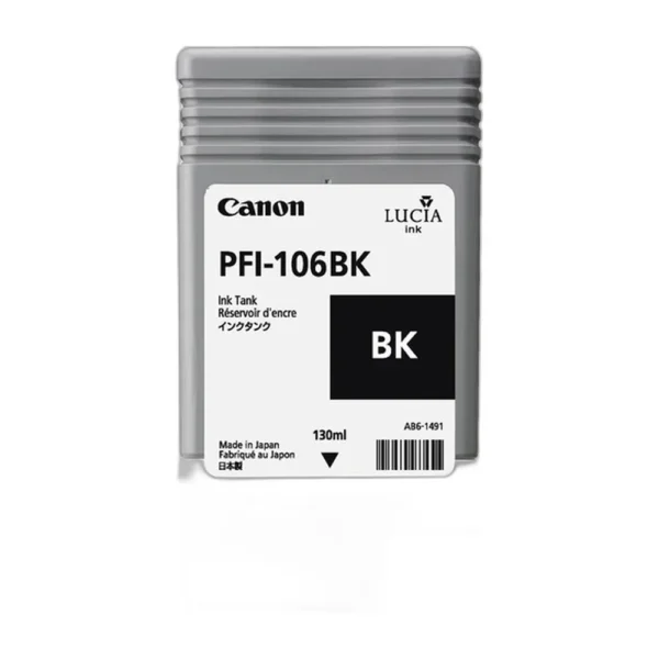 Canon PFI-106 Photo Black Ink Cartridge - 6621B001