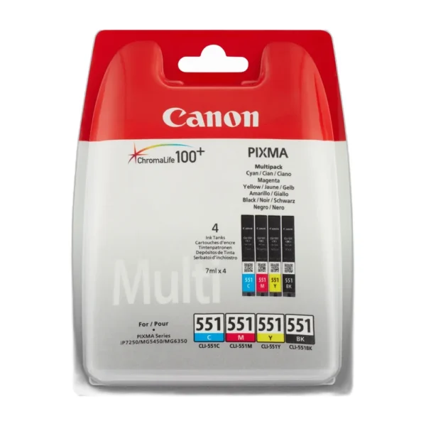 Canon CLI-551 Multipack - 6509B009