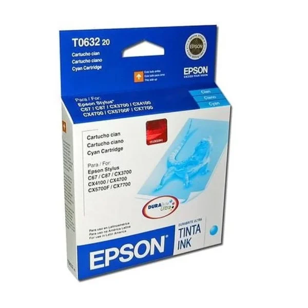 Epson T0632 Cyan Ink Cartridge - C13T063220-AL