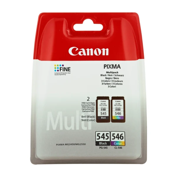 Canon PG-545 + CL-546 Ink Cartridge Multipack - 8287B005
