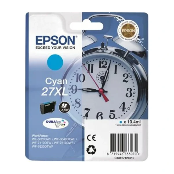 Epson T2712 High Capacity Cyan Ink Cartridge - C13T27124020
