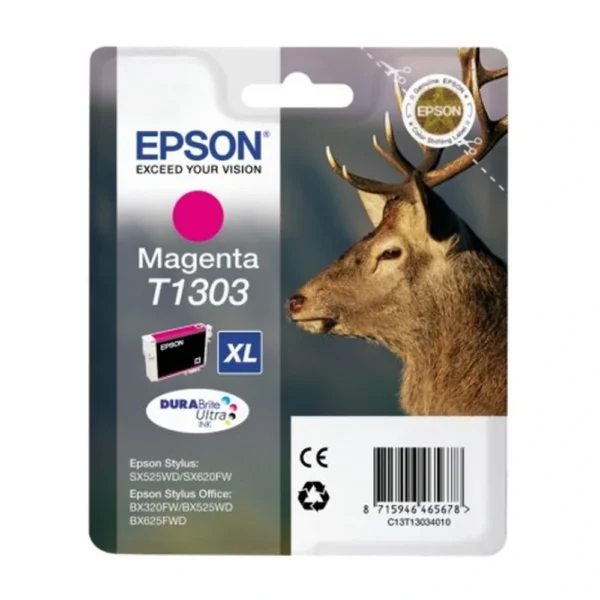 Epson T1303 Magenta Ink Cartridge - C13T130340