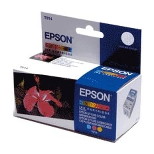 Epson T0144 Cyan, Magenta, Yellow Ink Cartridge - C13T014401