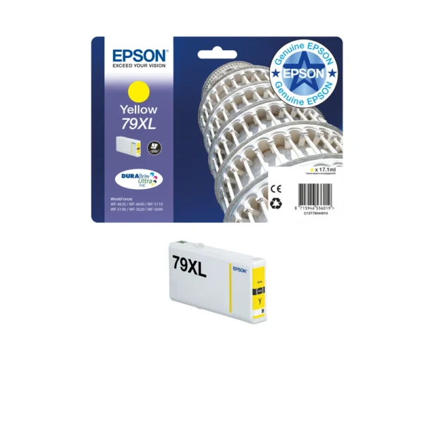 Epson T7901 Black High Capacity Ink Cartridge - C13T79014010