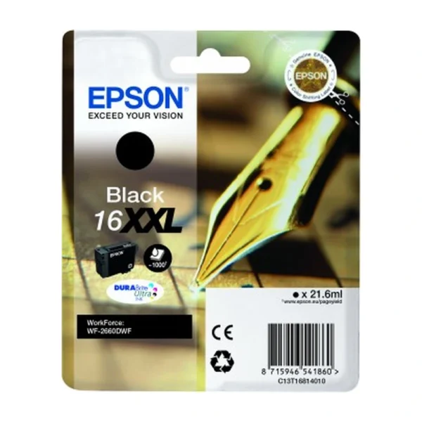 Epson 16XXL Black Ink Cartridge - C13T16814010