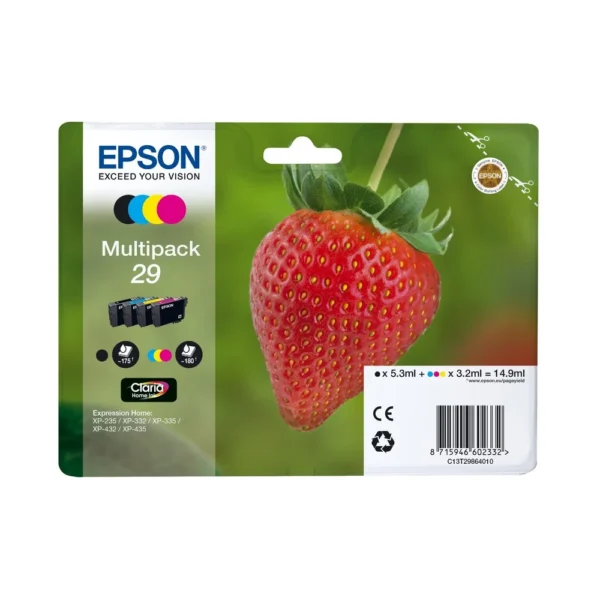 Epson T2986 Ink Cartridge Multipack - C13T29864010