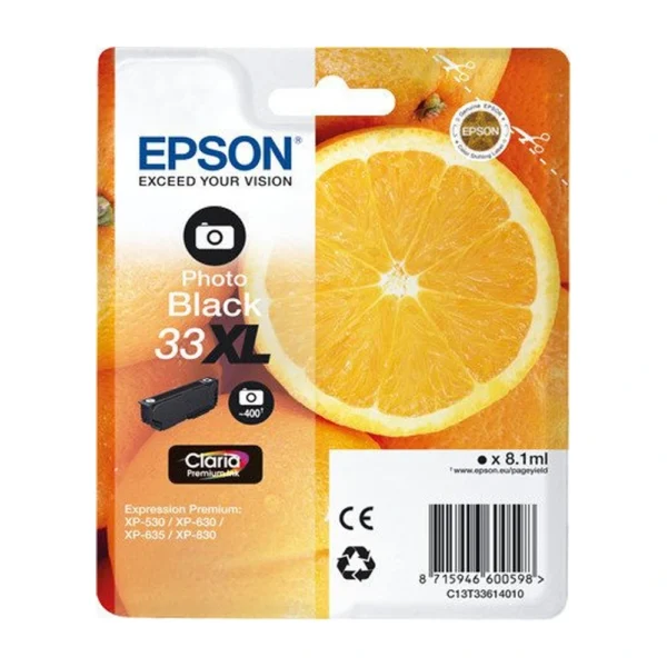 Epson T3361 Photo Black Ink Cartridge - C13T33614020