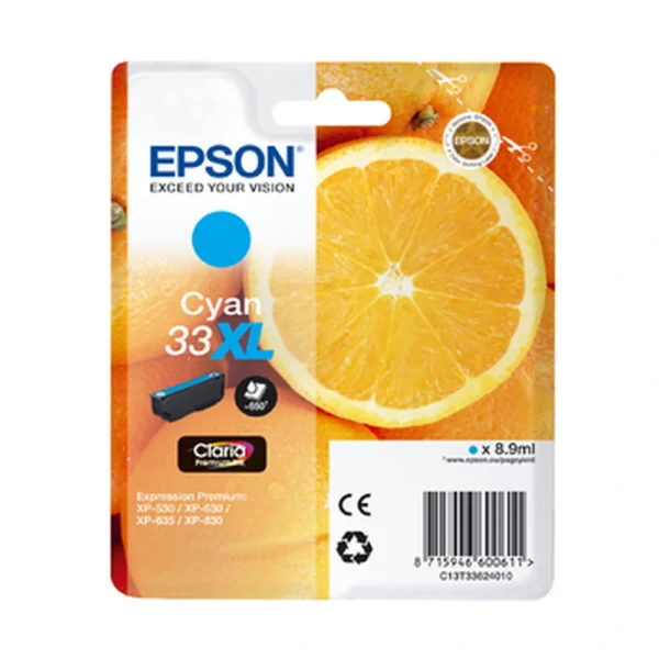 Epson T3362 Cyan Ink Cartridge - C13T33624010