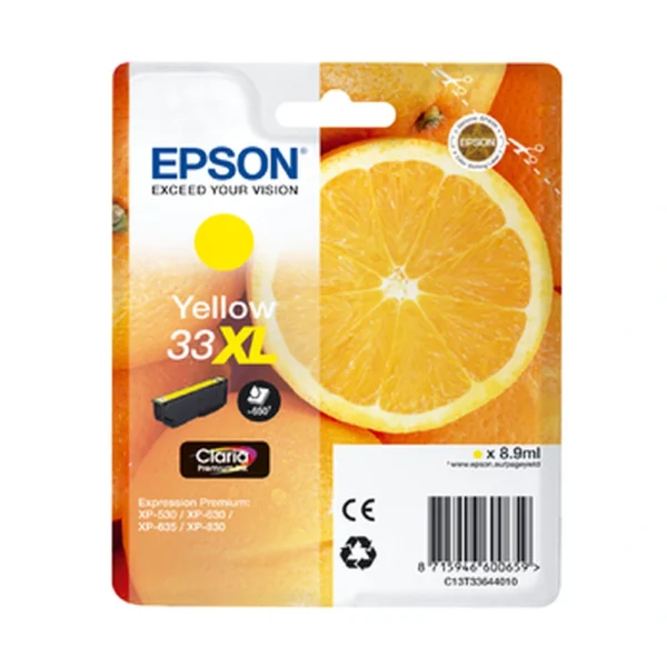 Epson T3364 Yellow Ink Cartridge - C13T33644010