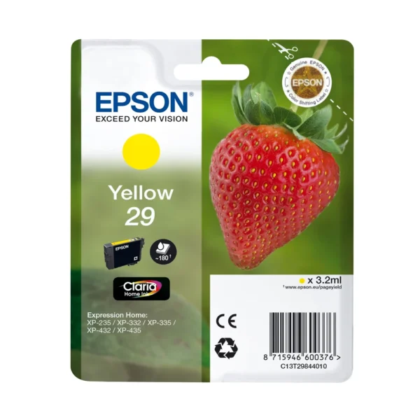 Epson T2984 Yellow Ink Cartridge - C13T29844020