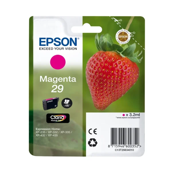 Epson T2983 Magenta Ink Cartridge - C13T29834020