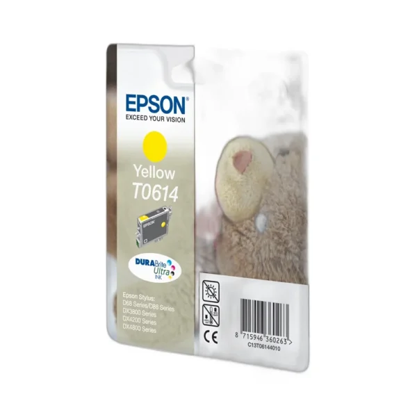 Epson T0614 Yellow Ink Cartridge - C13T061440