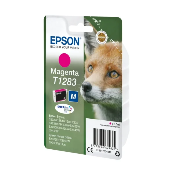 Epson T1283 Magenta Ink Cartridge - C13T12834022