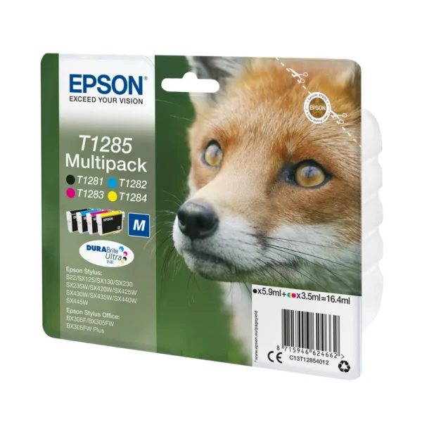Epson T1285 Ink Cartridge Multipack - C13T12854012