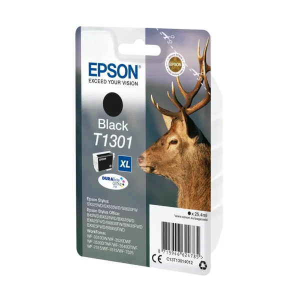 Epson T1301 Black High Capacity Ink Cartridge - C13T13014022