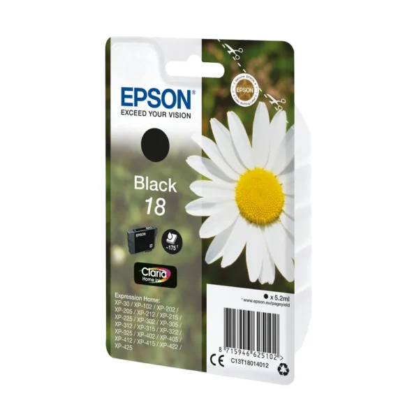 Epson Daisy-18 Black Ink Cartridge - C13T18014022