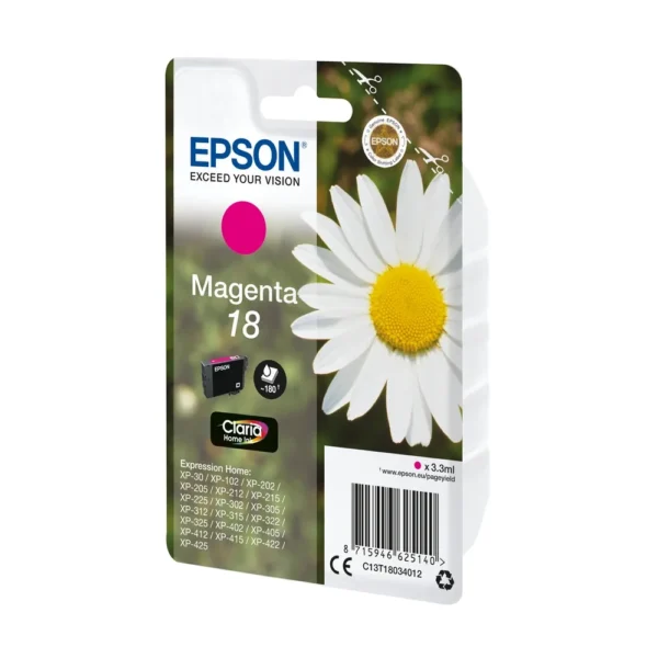 Epson Daisy-18 Magenta Ink Cartridge - C13T18034022