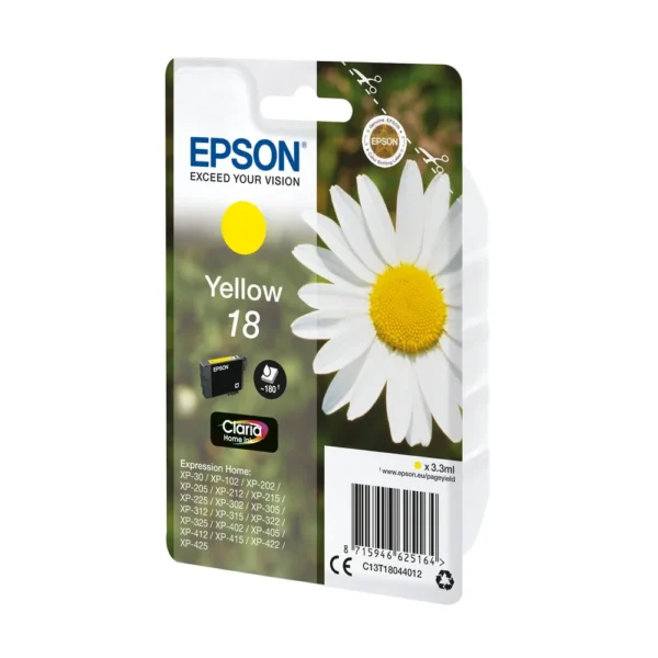 Epson Daisy-18 Yellow Ink Cartridge - C13T18044022
