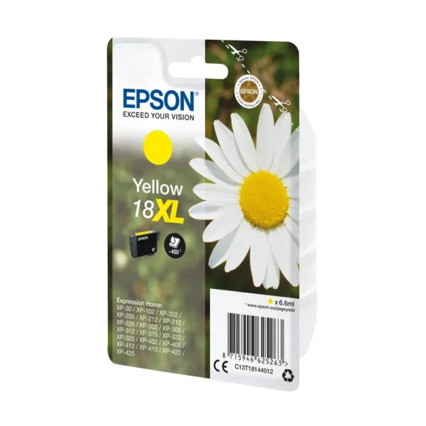Epson Daisy-18XL Yellow Ink Cartridge - C13T18144022