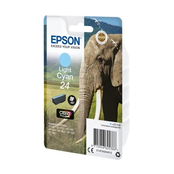 Epson T2425 Light Cyan Ink Cartridge - C13T24254022
